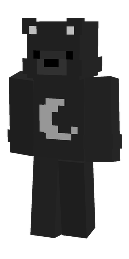 Black skin: body, front render