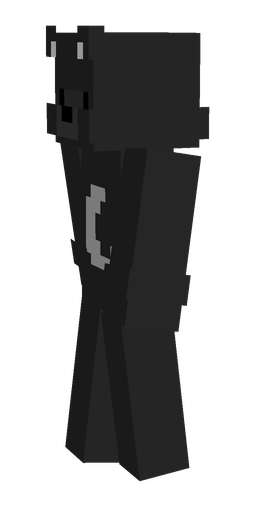 Black skin: body, left side render