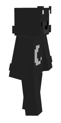 Black skin: body, right side render