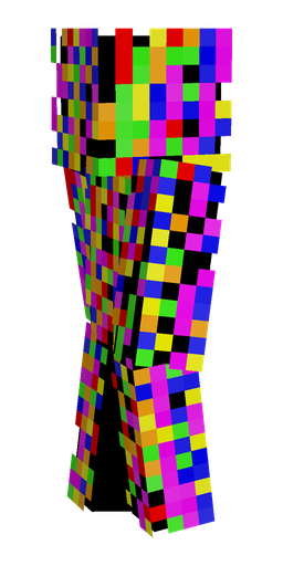 Black skin: body, left side render