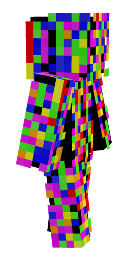 Black skin: body, right side render