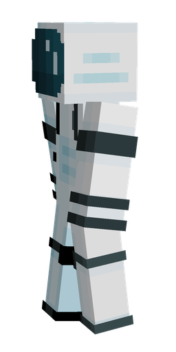 Blue skin: body, left side render
