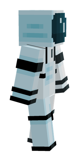 Blue skin: body, right side render