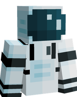 Blue skin: bust render