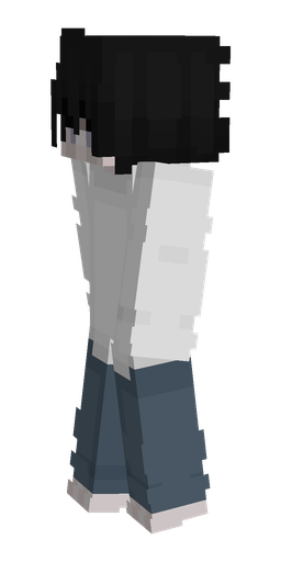 Black skin: body, left side render