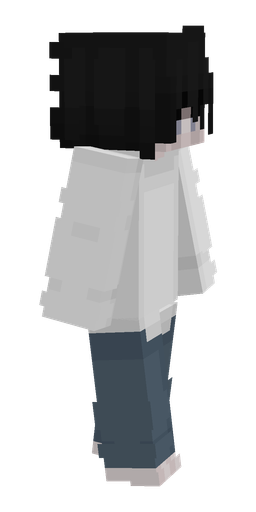 Black skin: body, right side render