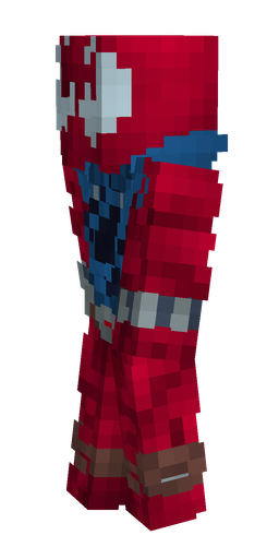 Blue skin: body, left side render