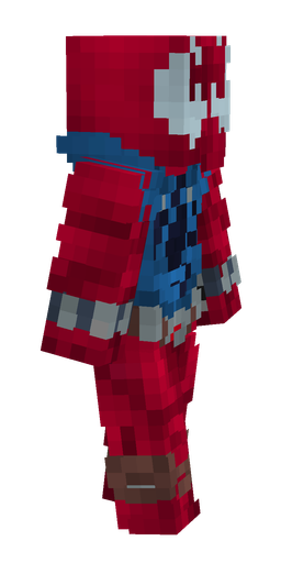 Blue skin: body, right side render