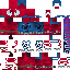 Blue skin: raw texture render