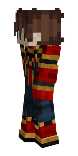 Black skin: body, left side render