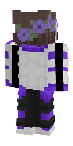 Black skin: body, back render