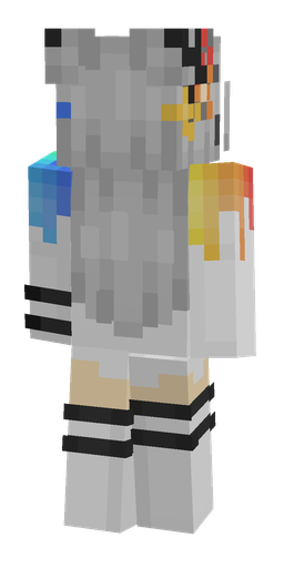 Gray skin: body, back render