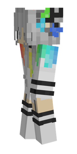 Gray skin: body, left side render
