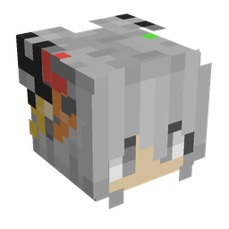 Gray skin: head render