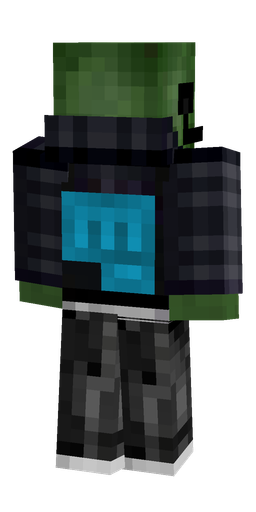 Black skin: body, back render