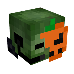 Black skin: head render
