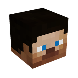 Black skin: head render