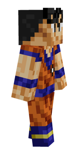 Blue skin: body, right side render
