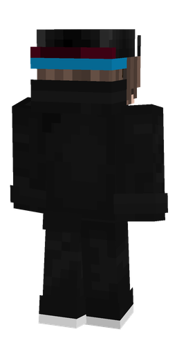 Black skin: body, back render