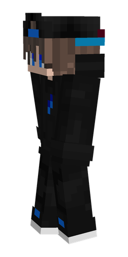 Black skin: body, left side render
