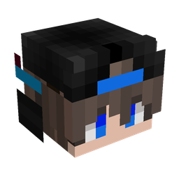 Black skin: head render