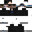 Black skin: raw texture render