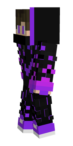 Black skin: body, left side render