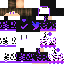 Black skin: raw texture render
