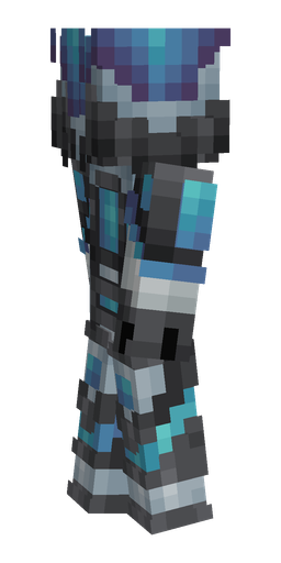 Black skin: body, left side render