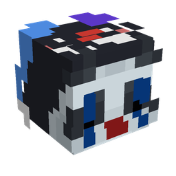 Black skin: head render