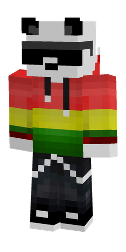 Black skin: body, front render