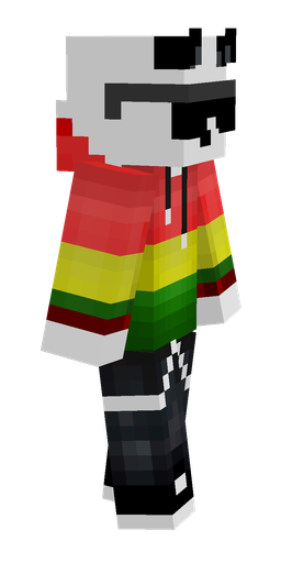 Black skin: body, right side render