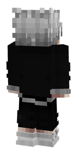 Black skin: body, back render