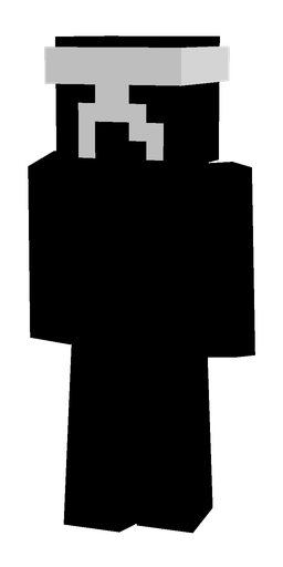 Black skin: body, back render