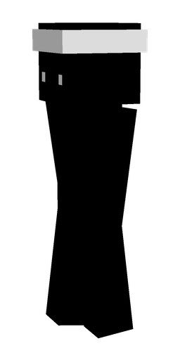 Black skin: body, left side render