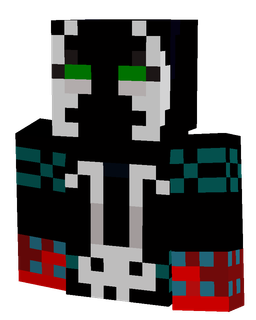 Black skin: bust render