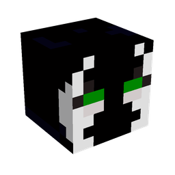 Black skin: head render