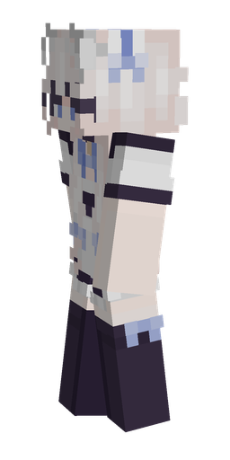 Orange skin: body, left side render