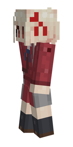 Gray skin: body, left side render