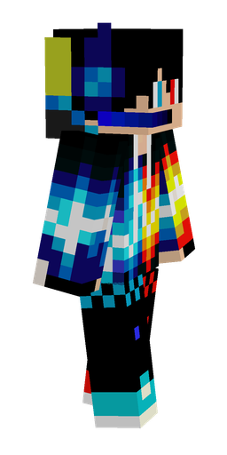 Black skin: body, right side render