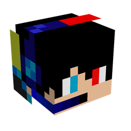 Black skin: head render