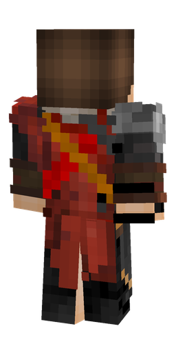 Black skin: body, back render