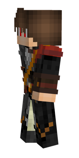 Black skin: body, left side render