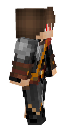 Black skin: body, right side render