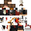 Black skin: raw texture render