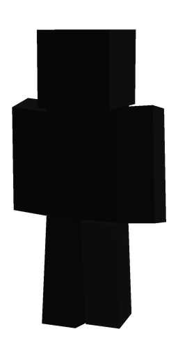 Black skin: body, back render