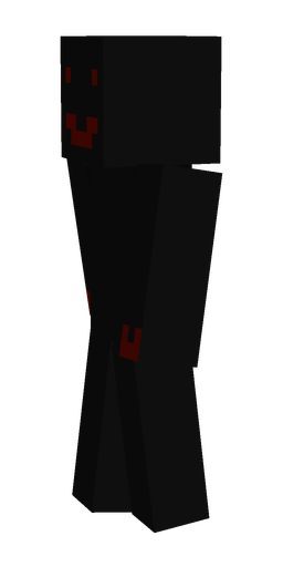 Black skin: body, left side render