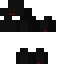 Black skin: raw texture render