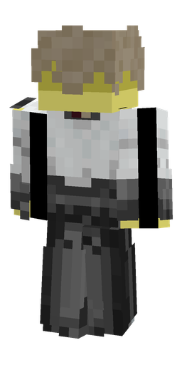 Black skin: body, back render