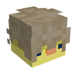 Black skin: head render